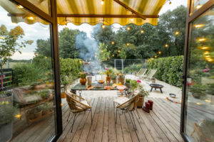 Garden Awnings with Sides