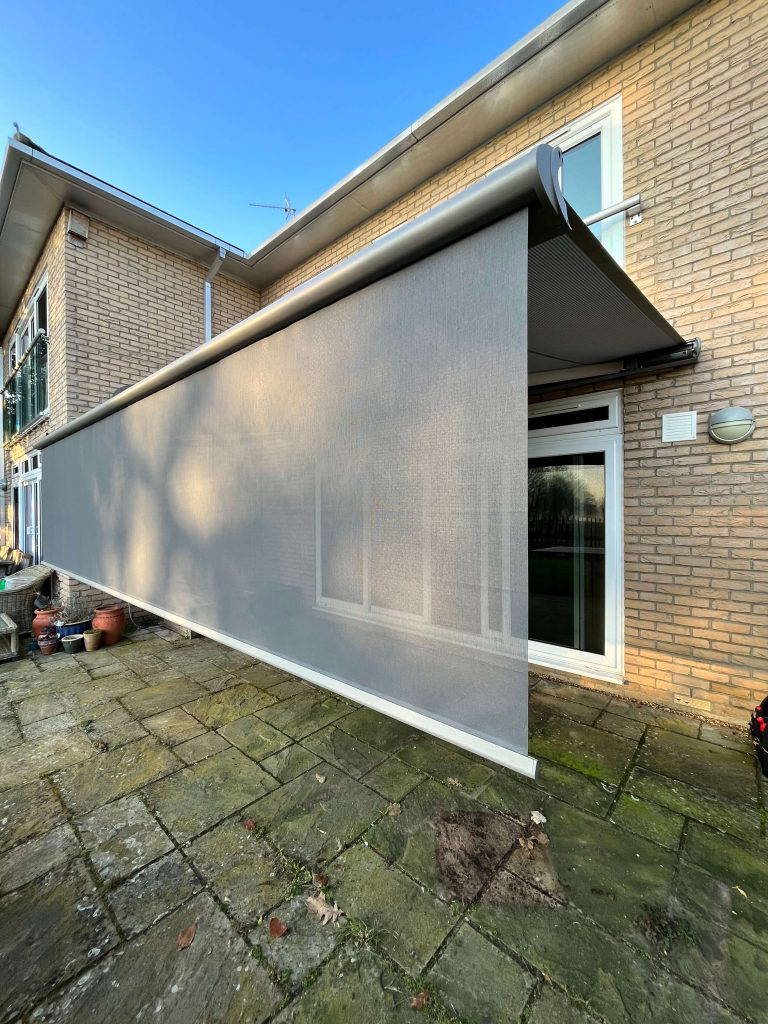 Patio awning installation in Cambridge